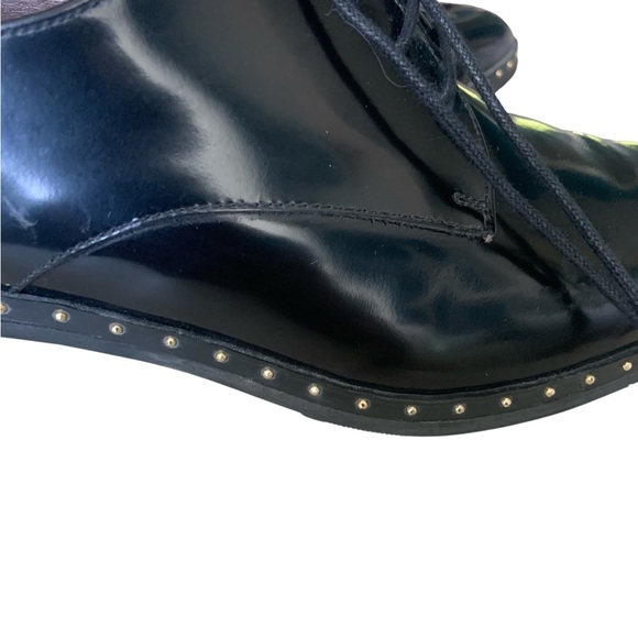 Pertini Black Patent Leather Lace-Up Shoes – EU 38 / US 7–7.5 - Picture 4 of 10